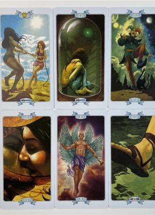 Карты таро закона притяжения law of attraction tarot 11х6 см