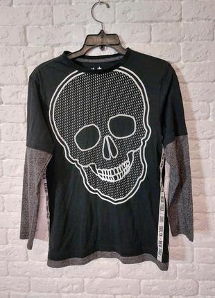 Фирменный лонгслив реглан 11-12 лет