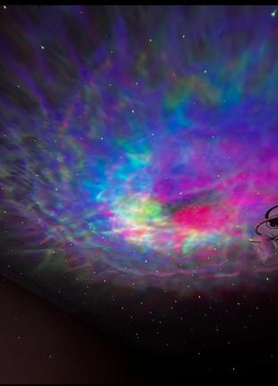 Проектор нічник зоряного неба небула астронавт10 фото