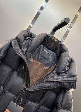 Чоловіча куртка ermenegildo zegna (темна наживо)