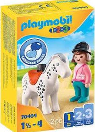 Игровой набор 70410 playmobil, мальчик с пони.