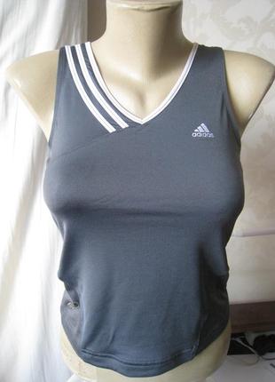 Спортивная майка тм adidas серая