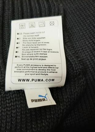 Большой плотный тёплый шарф puma6 фото