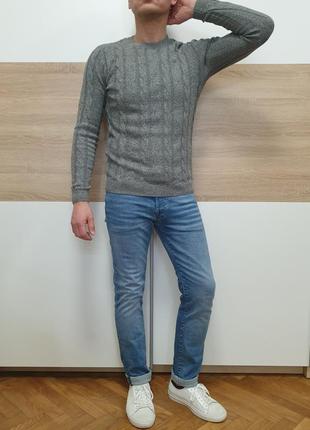 Hollister - s - muscle fit - светр джемпер чоловічий мужской свитер2 фото