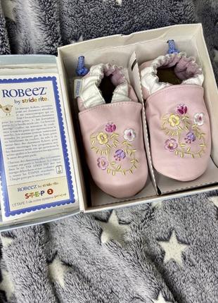 Пинетки robeez для девочки 12 18 месяцев 2