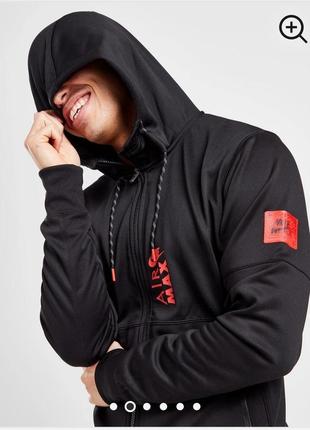 Толстовка кофта nike air max therma-fit fitness hoodie black dv2433-010