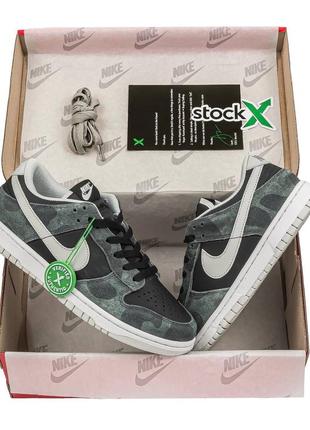 Кросівки nike sb dunk low premium black grey