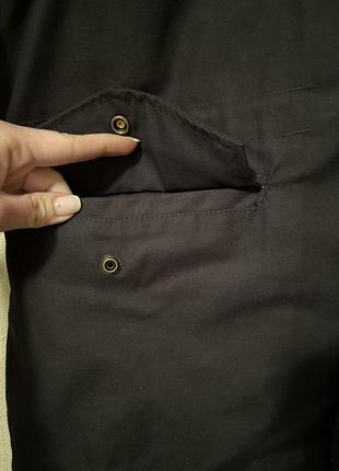 Знижка! brandit individual wear зимова ❄️ куртка трансформер с капюшоном плащ удлиненная черная теплая4 фото