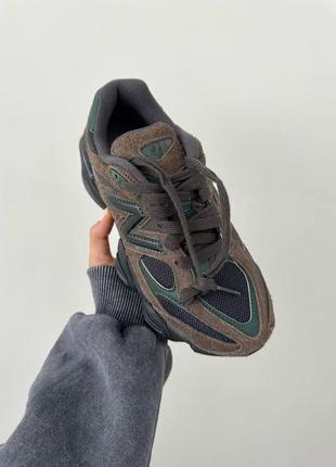 Мужские кроссовки new balance 9060 « beef & broccoli » premium4 фото