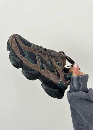 Мужские кроссовки new balance 9060 « beef & broccoli » premium8 фото