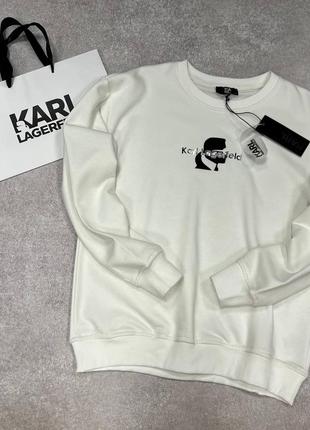 Світшот в стилі karl lagerfeld
