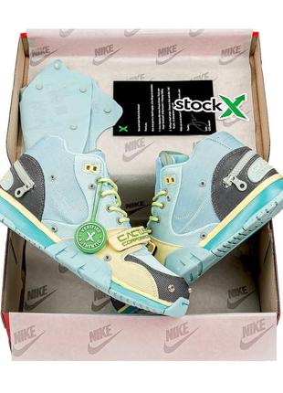 Кроссовки nike air trainer 1 travis scott grey haze