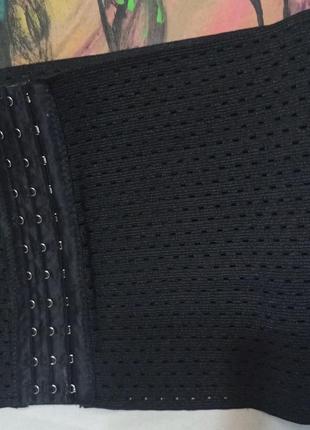 Утягивающий пояс корсет для коррекции фигуры, для похудения, после родов+подарок