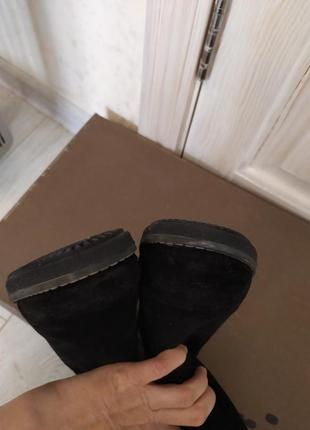 Новые теплые сапоги ботинки замша шерсть германия интертоп3 фото