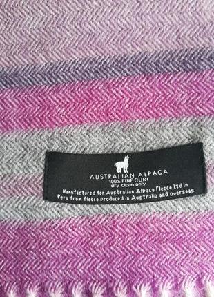 Вовняний шарф australian alpaca3 фото