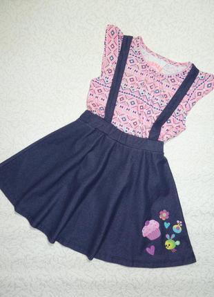 Набор yd / george на 4-5 лет футболка с сарафаном