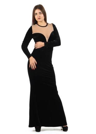 Платье черный (nd-13992-black)2 фото