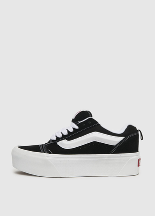 Женские кеды vans Blue knu stack platform.