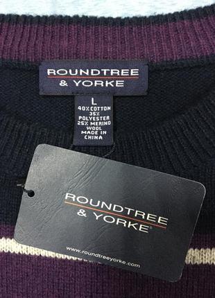 Джемпер чоловічій roundtree & yorke, l4 фото