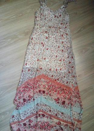 Шифоновое платье сарафан orsay