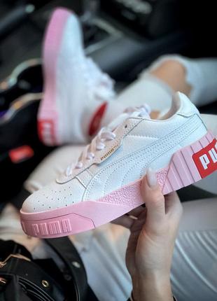 Кросівки кеди 
puma cali white/pink кроссовки кеды1 фото