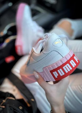 Кросівки кеди 
puma cali white/pink кроссовки кеды2 фото