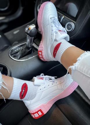 Кросівки кеди 
puma cali white/pink кроссовки кеды3 фото