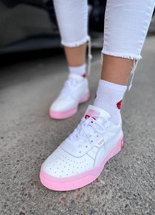 Кросівки кеди 
puma cali white/pink кроссовки кеды7 фото