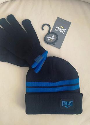 Шапка и перчатки everlast