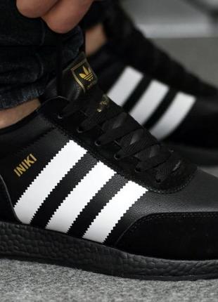 Adidas iniki black1 фото