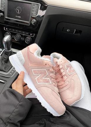 Жіночі кросівки new balance 574 pink white 53 фото