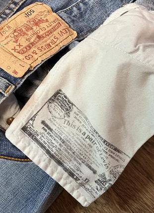 Стильні вінтажні джинси levi’s 501 vintage 90 оригінал в ідеальному стані без нюансів5 фото