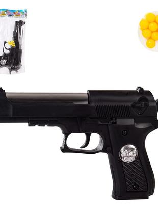 Пістолет 007 з кульками, у пакеті – 17*25 см, розчин іграшки – 22 см tzp185