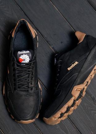 Чоловічі шкіряні кросівки reebok2 фото