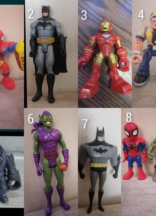 Фігурка бетмен-коблін спайдермен, людина-павук spiderman betmen hulk