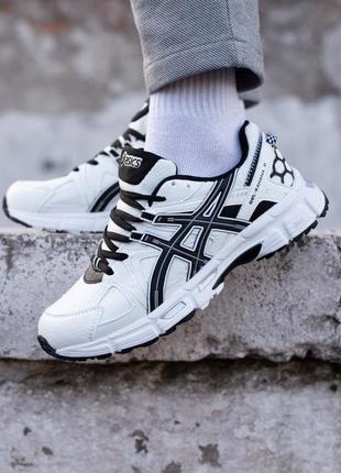 Всесезон мужские кроссовки asics gel-kahana 8 white black