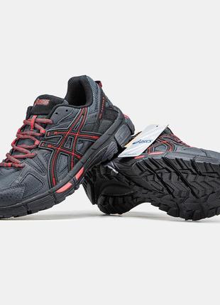 Чоловічі кросівки asics gel-kahana 8 black true red.3 фото