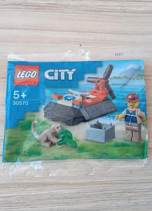 Конструктор lego city wildlife rescue hovercraft