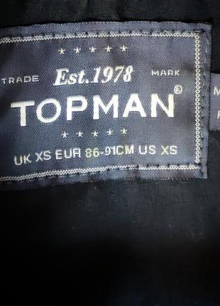 Крута джинсова куртка-бомбер topman est.19786 фото