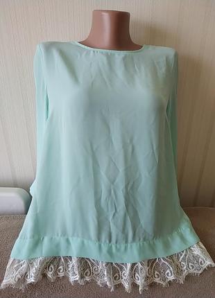 Блузка рукав 3/4, идеальное состояние, р 12