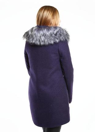 Пальто volange фіолетовий (ds-134826-purple)4 фото