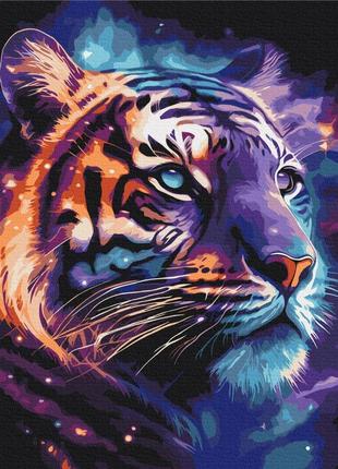 Картини за номерами "космічний тигр" розмальовки за цифрами.40*50 см.україна1 фото