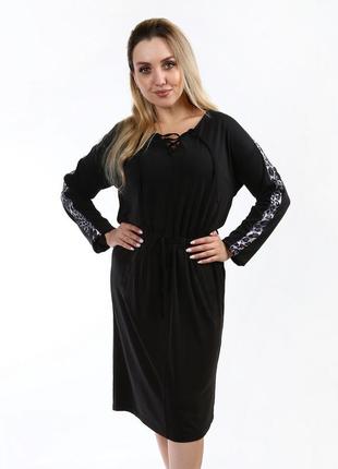 Платье luxury черный (gdg-130722-black)