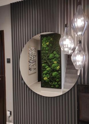 Панно мох+растения