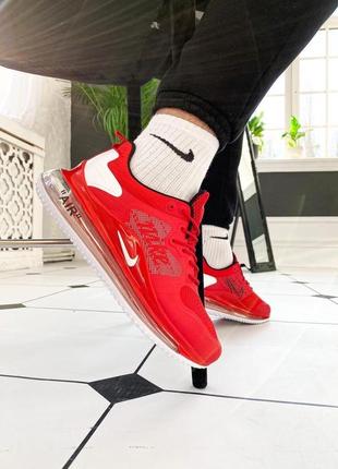 Женские кроссовки  nike air max 720 new red white5 фото
