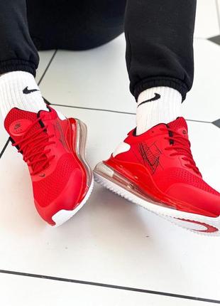 Женские кроссовки  nike air max 720 new red white6 фото