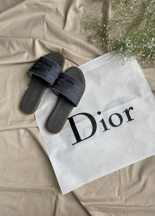 Шлепанцы женские christian dior8 фото