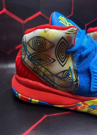 Чоловічі кросівки  nike kyrie 6 blue yellow red9 фото