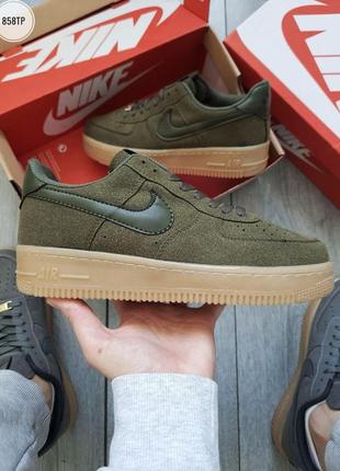 Мужские кроссовки nike ai force low green