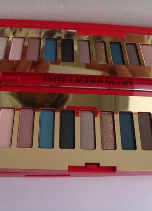 Палетка тіней і рум'ян estee lauder pure color envy eye and cheek palette — nudes — знижка!